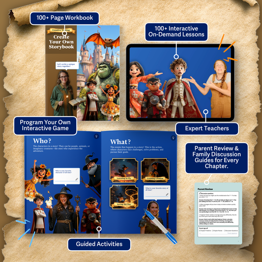 Creative Writing Course - Create Your Own Storybook (Ages 7-9)