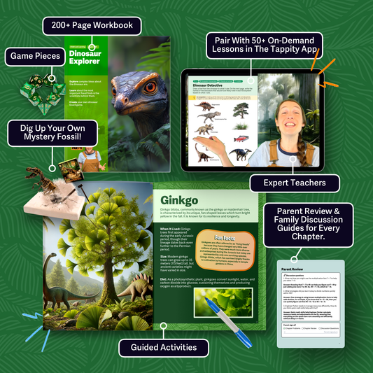 Materials for Dinosaur Course (Tappity Members 40% Off)