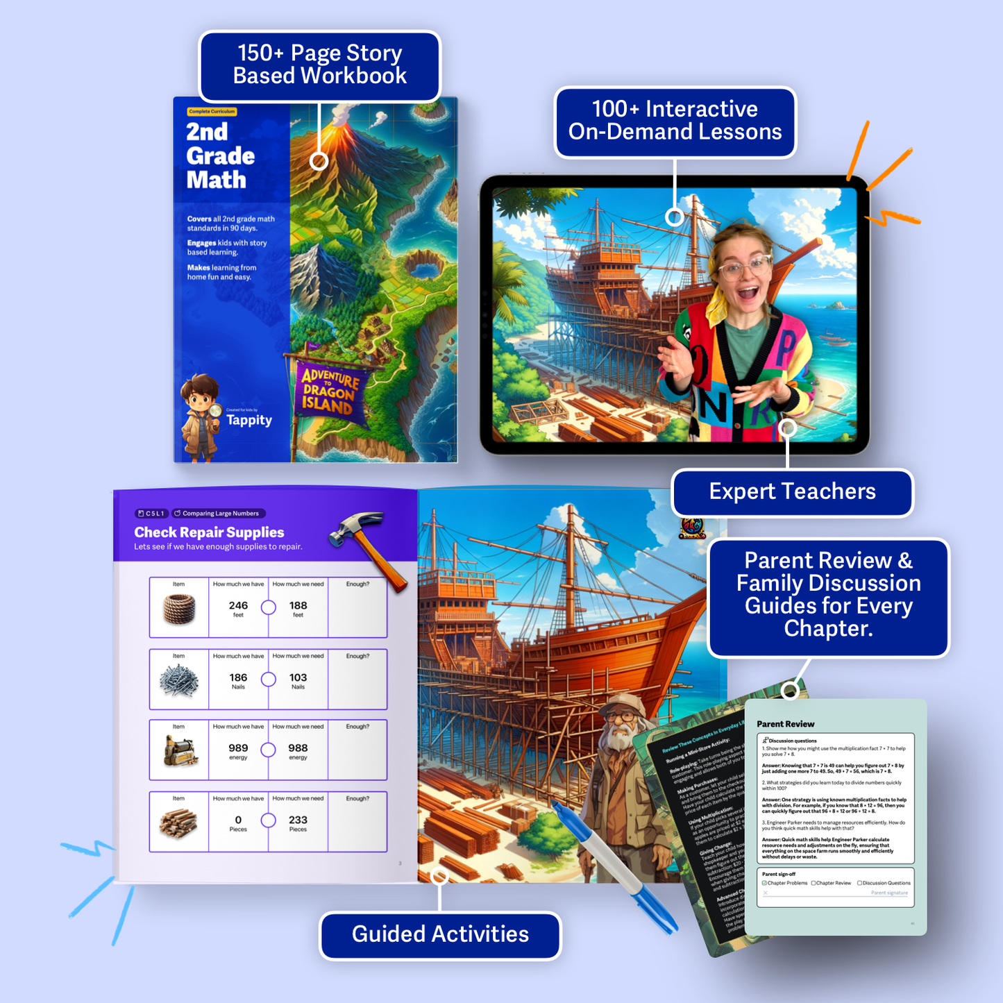 The Complete 2nd Grade Math Curriculum (Workbook + Digital On-Demand Lessons)