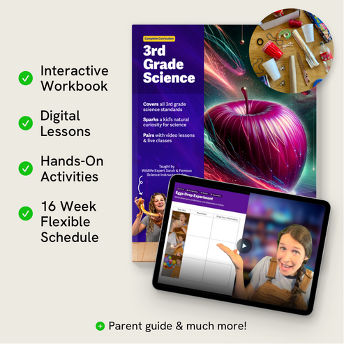 3rd Science Guide 3rd Grade Comprehensive Science Curriculum – Tappity Science - Child ...